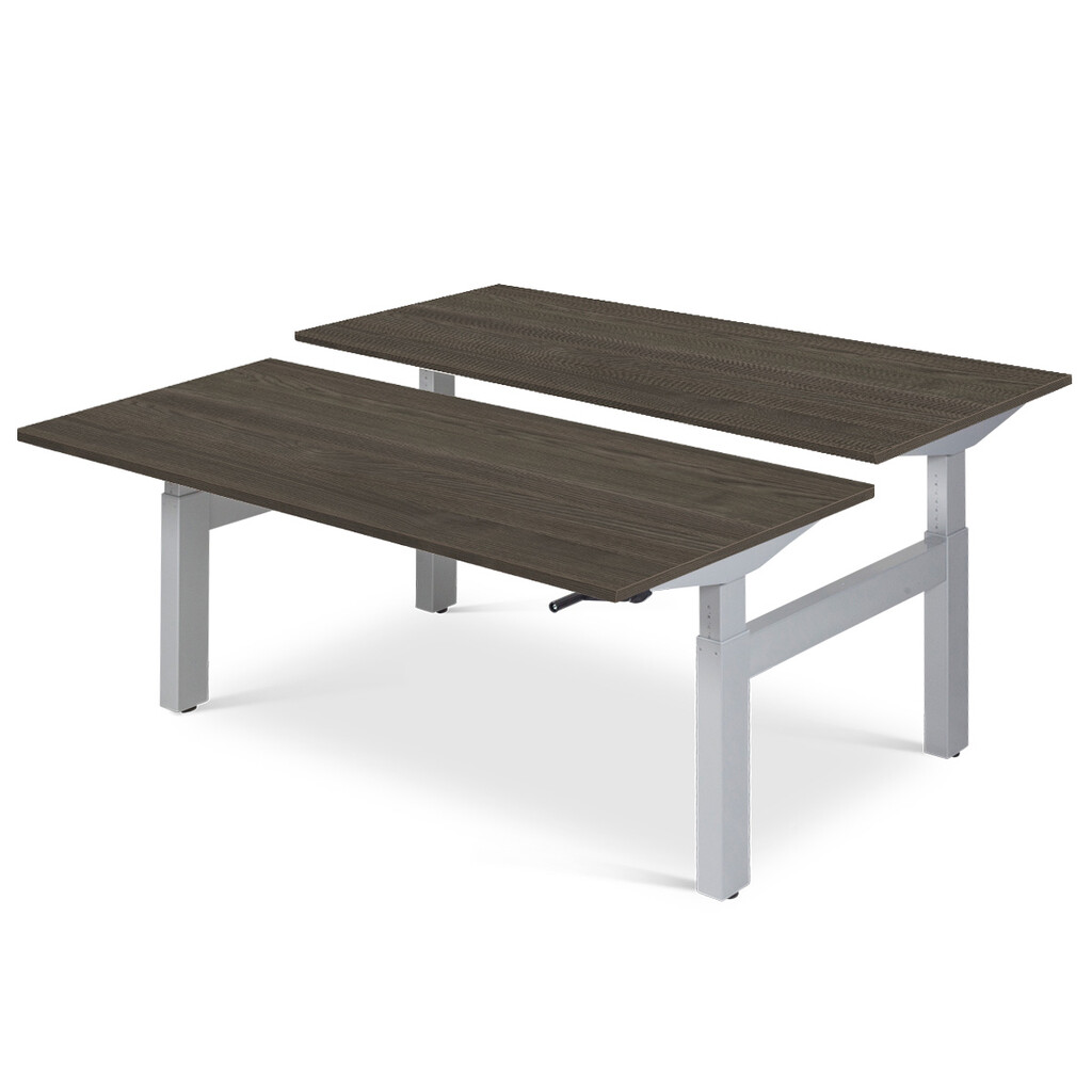 Bureautafel Flex Duo H-frame slinger