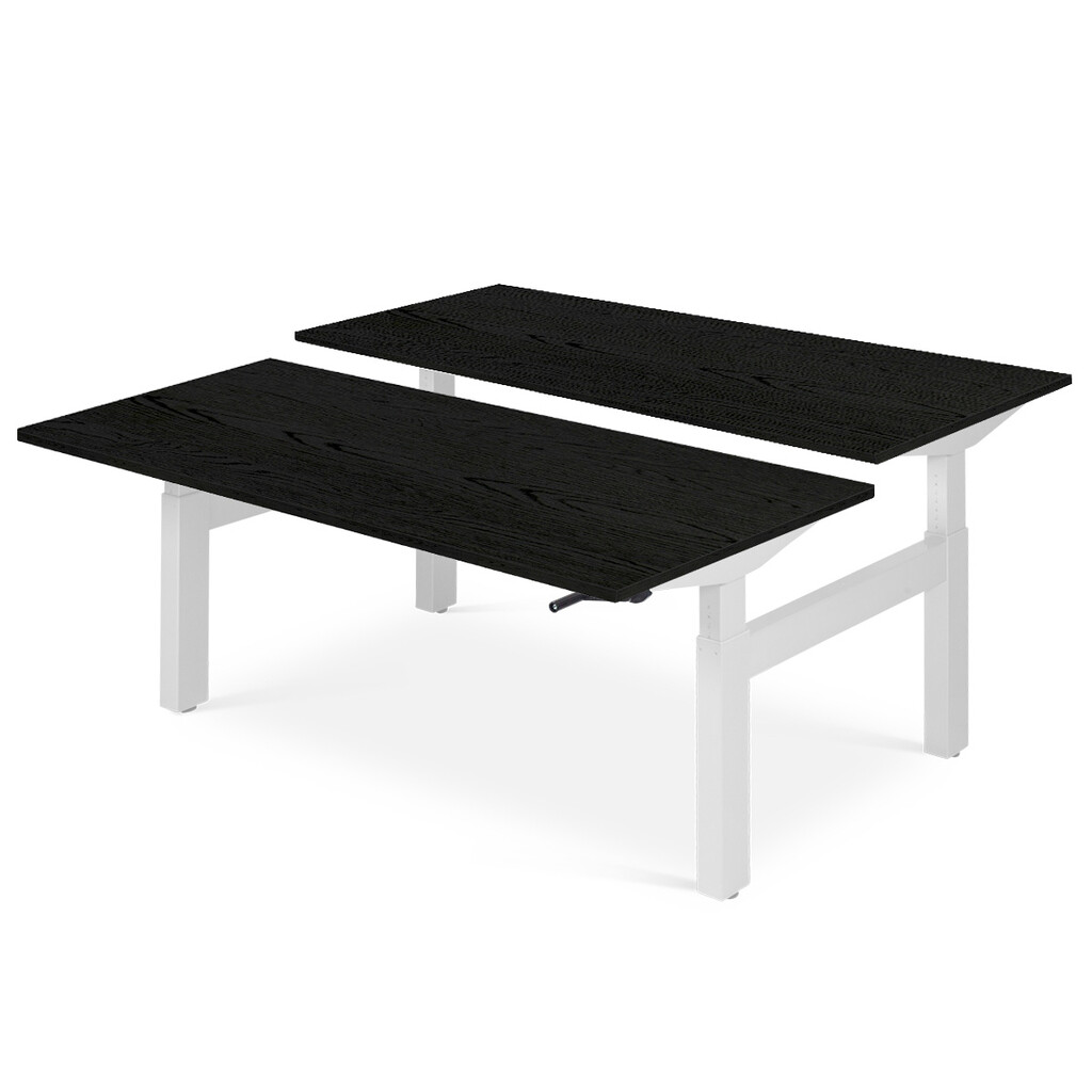 Bureautafel Flex Duo H-frame slinger