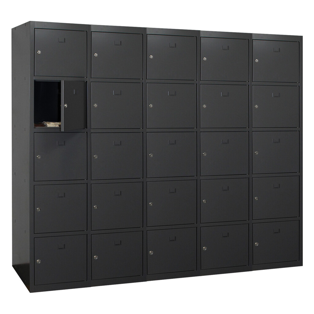 Lockerkast bouwpakket (aanbouwelement) 5-lockers