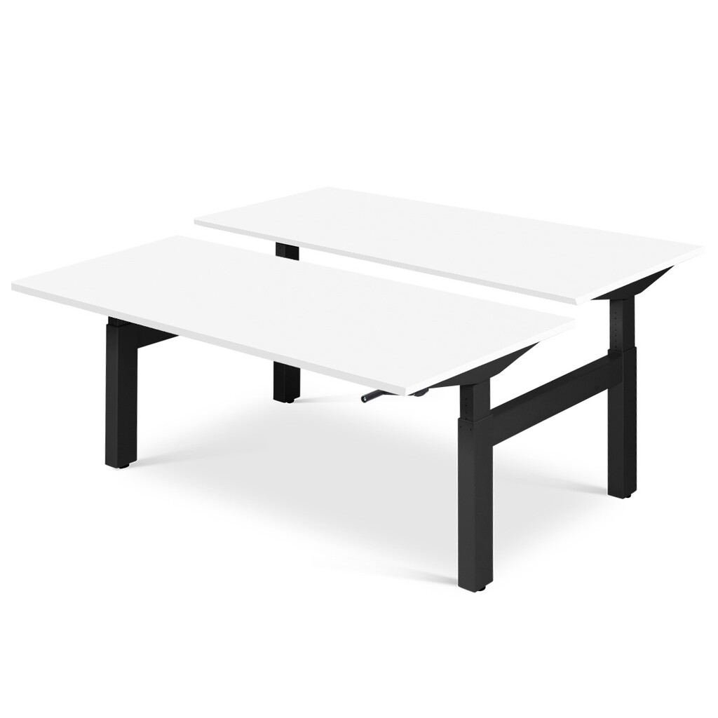 Bureautafel Flex Duo H-frame slinger