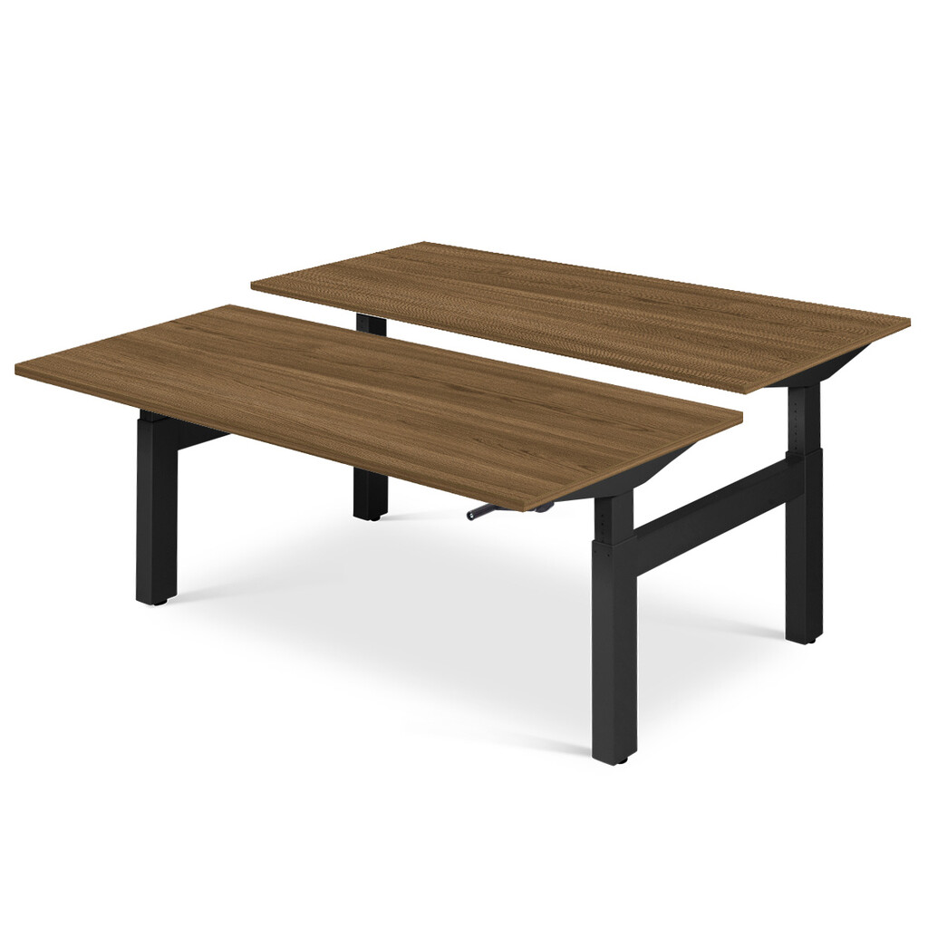 Bureautafel Flex Duo H-frame slinger