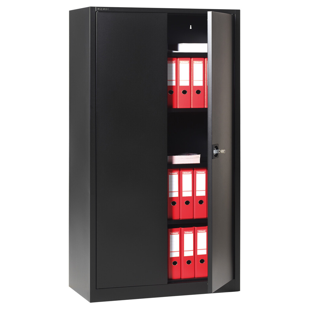 Hoge metalen draaideurkast 100b x 180h