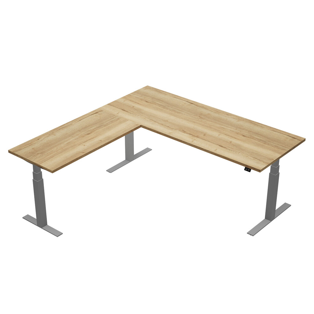 Zit sta hoekbureau Flex T-poot elektrisch NPR
