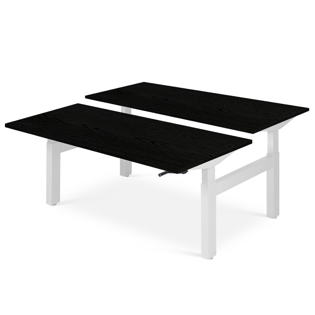 Bureautafel Flex Duo H-frame slinger