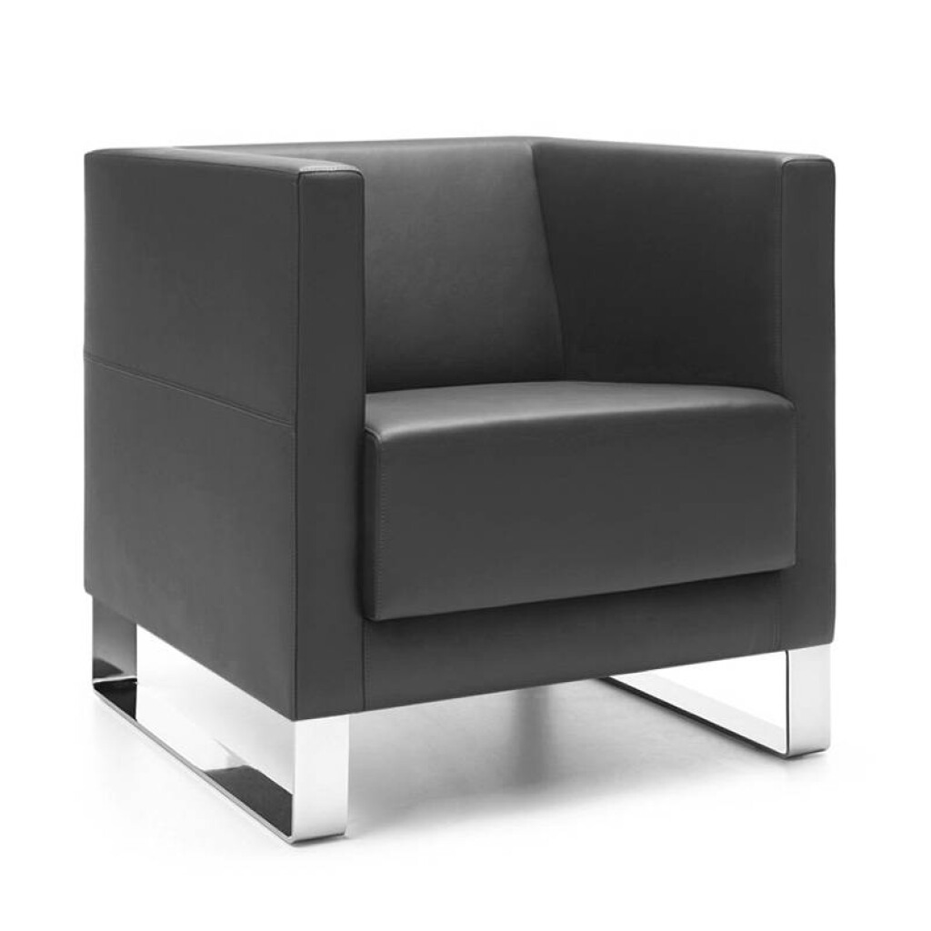 Fauteuil Vanco Lite 1-zits sledemodel kunstleer