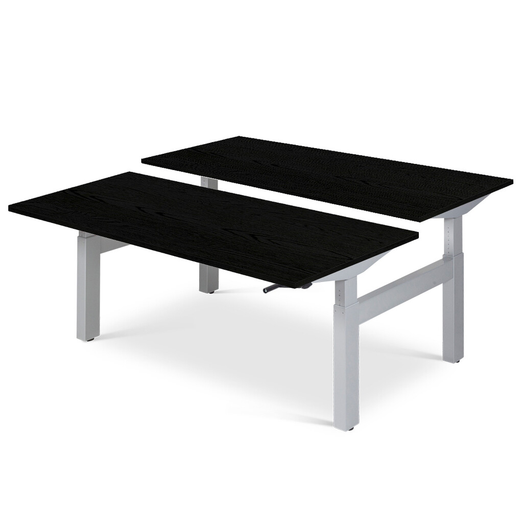 Bureautafel Flex Duo H-frame slinger