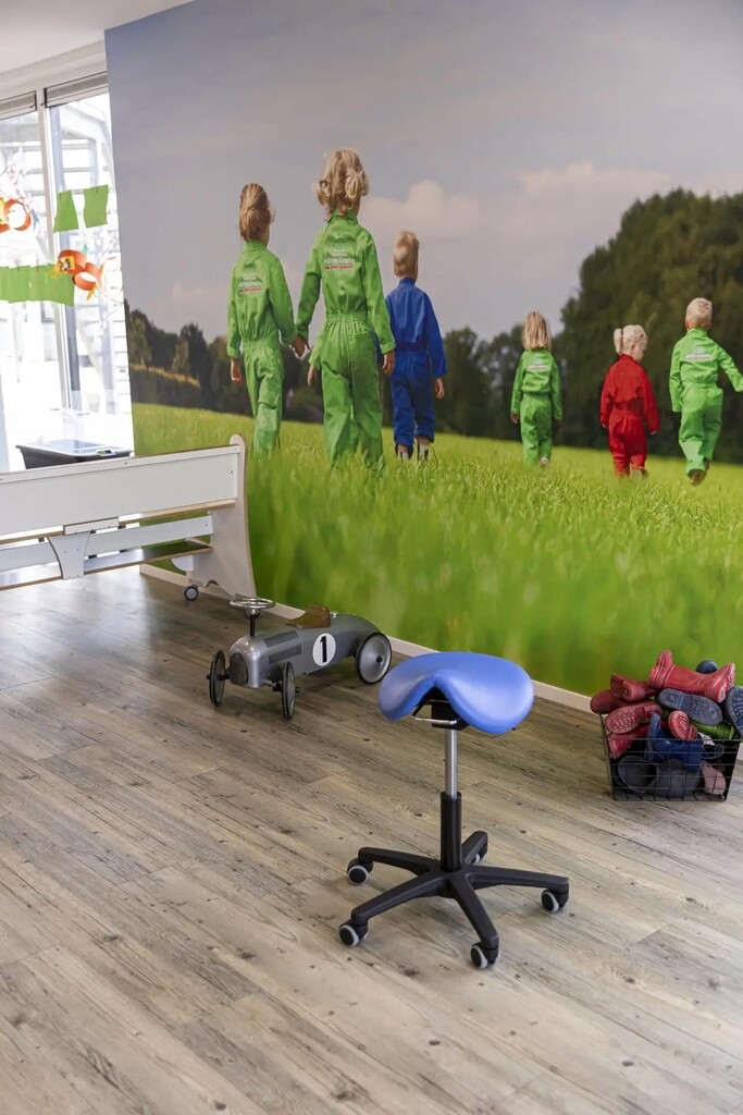 Zadelkruk W60 met kunstleren zitting