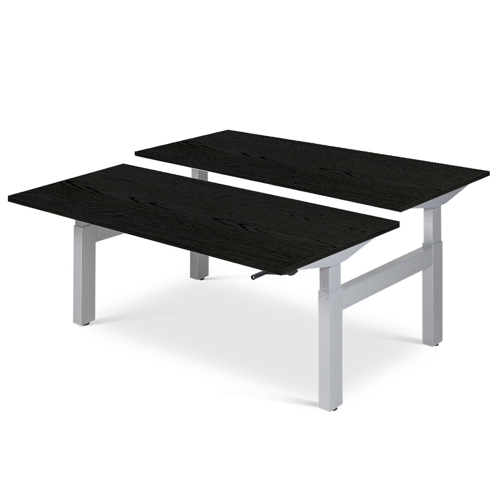 Bureautafel Flex Duo H-frame slinger
