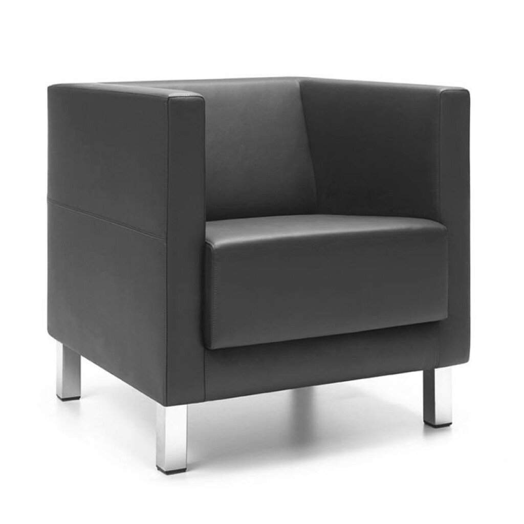 Fauteuil Vanco Lite 1-zits 4-poots kunstleer