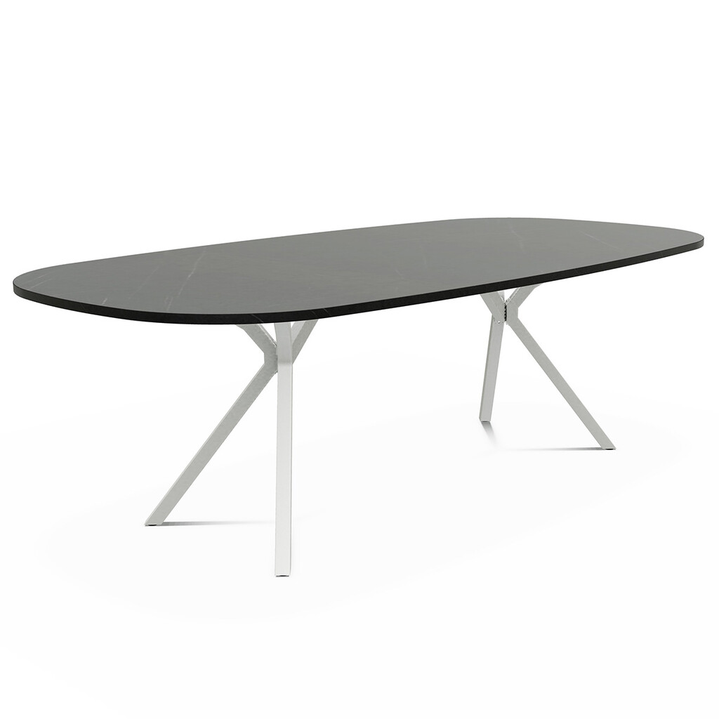 Vergadertafel Onyx Deens Ovaal