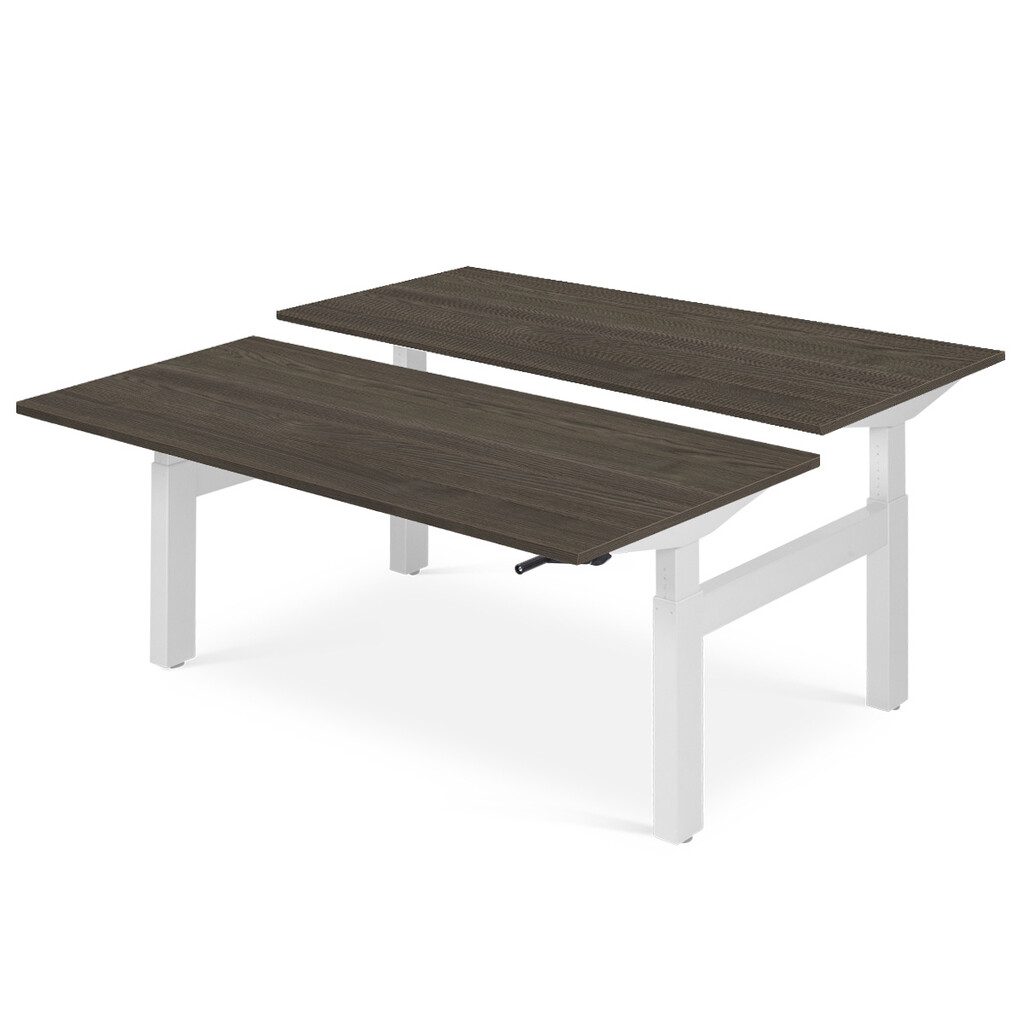 Bureautafel Flex Duo H-frame slinger