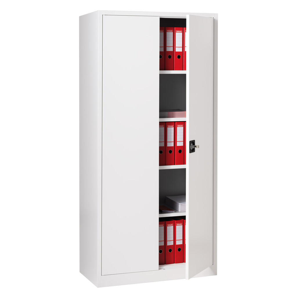 Draaideurkast Deluxe 92bx195h incl. 4 legborden 50 cm diep