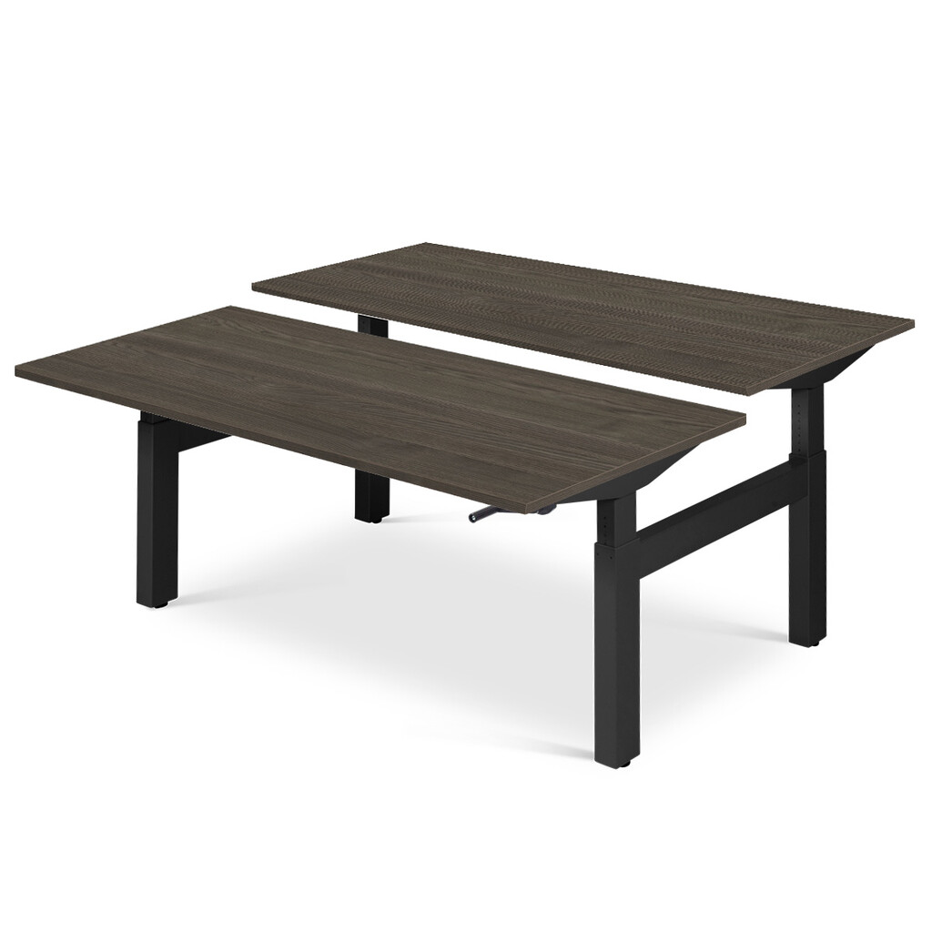 Bureautafel Flex Duo H-frame slinger