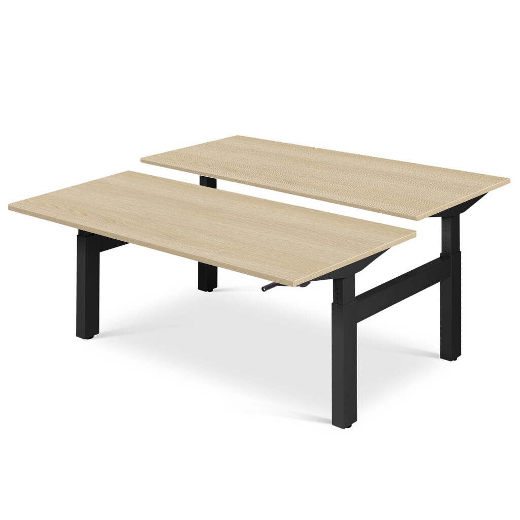 Bureautafel Flex Duo H-frame slinger