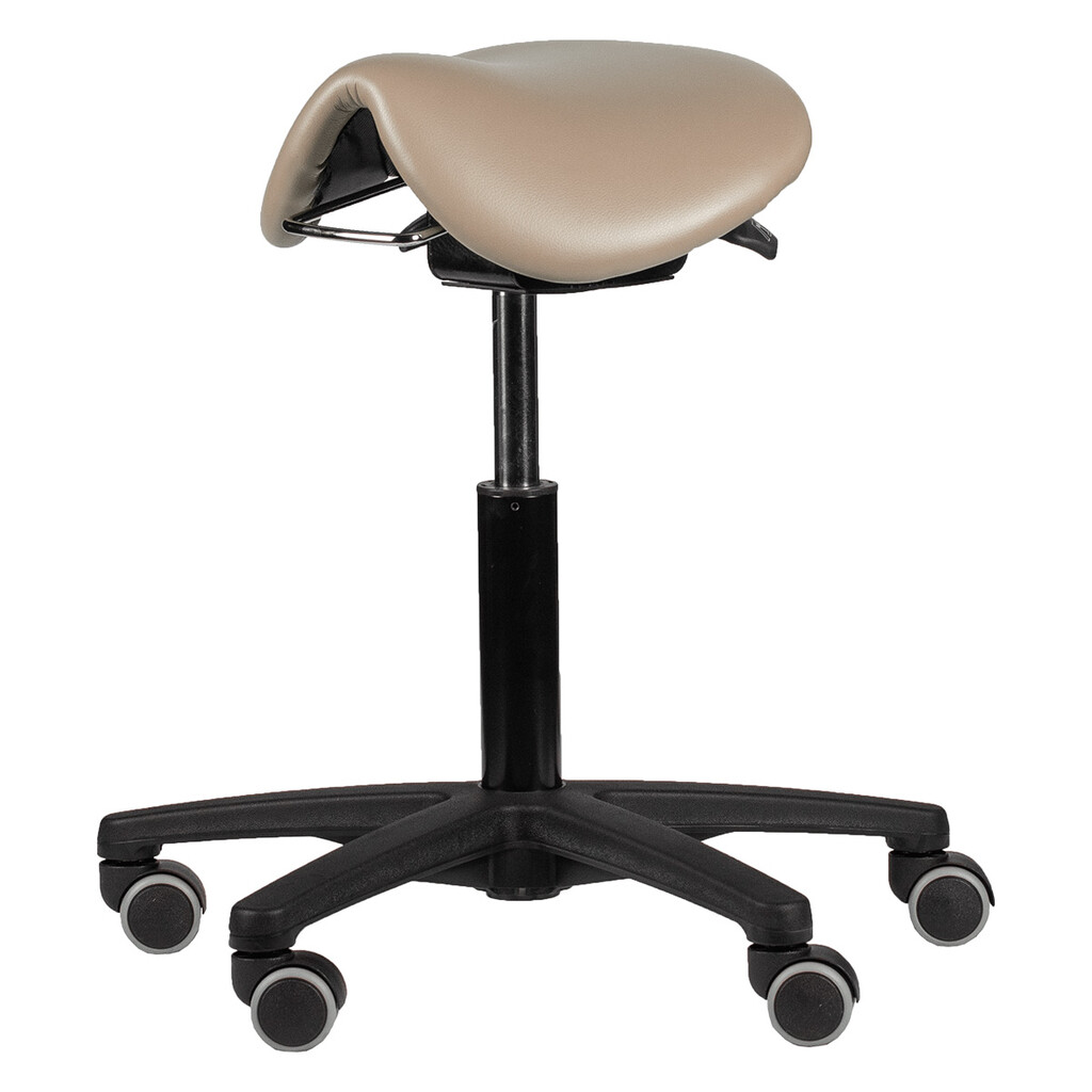 Zadelkruk W60 met kunstleren zitting